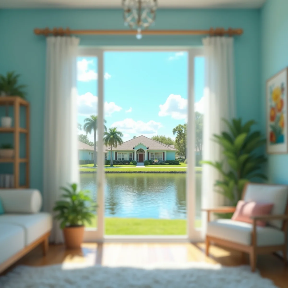 Clean Florida home in Haines City maintained by Krystal View Cleaning