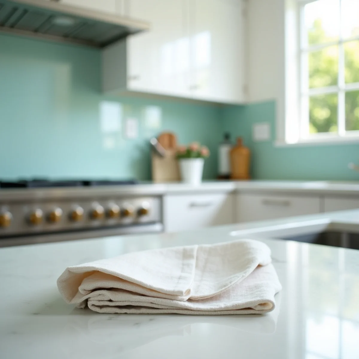 Sparkling clean Florida kitchen after a Krystal View house cleaning